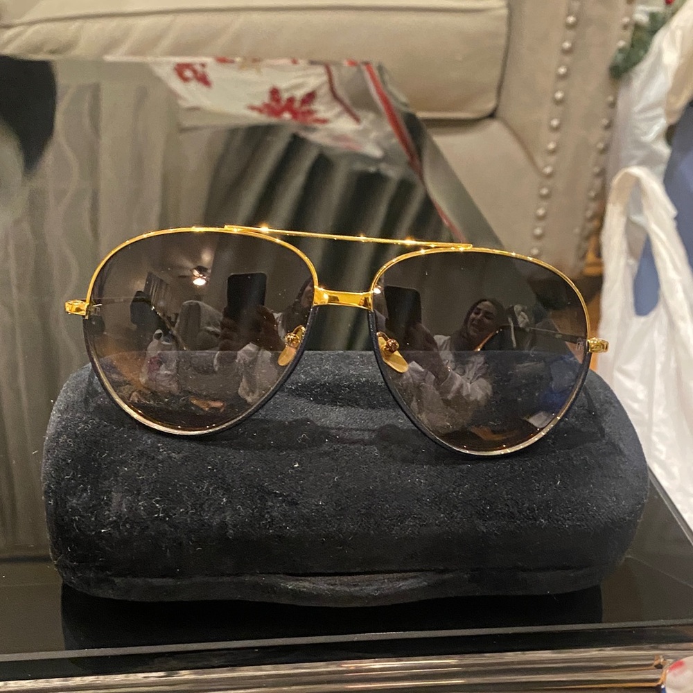 Linda Farrow Gold Frame